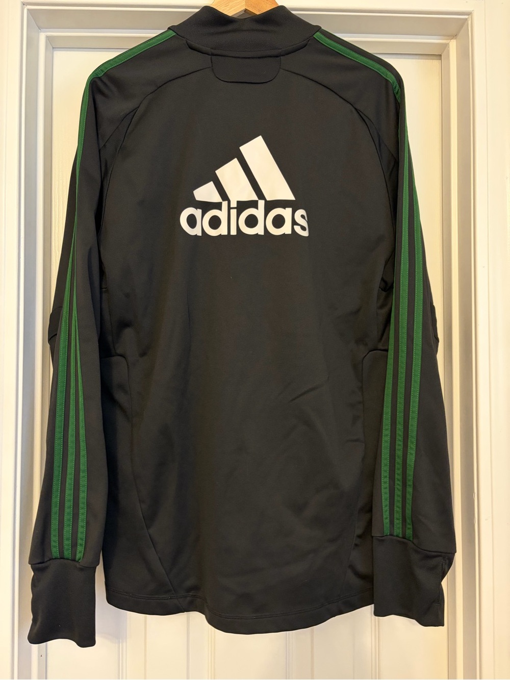 ADIDAS Men's Black and Green Portland Timbers Training Top Soccer, Size Large - Picture 2 of 6